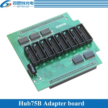 풀 컬러 LED 디스플레이 변환 카드 Hub75B HUB75E 어댑터 보드 지원 1/2, 1/4, 1/8, 1/16 스캔