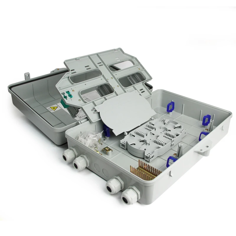 1X32 Сплиттер Волоконно-оптическая коробка FTTH PLC сплиттер коробка для 4*1X8 2*1X16 оптический сплиттер SC APC
