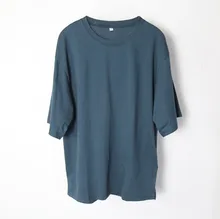 New summer solid Mens loose T Shirts streetwear Men Short Sleeve T Shirt Men Casual Cotton Tshirt YSH01