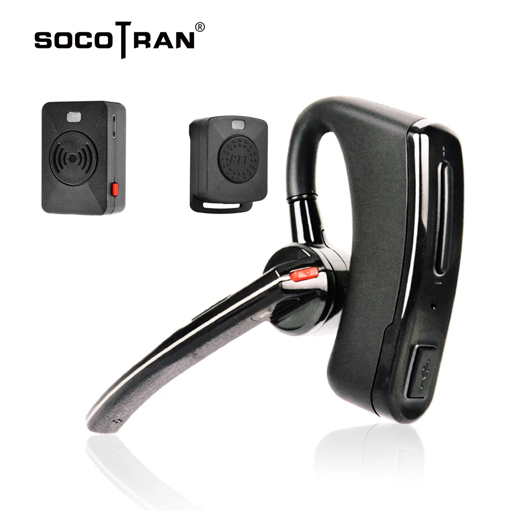 Wireless Walkie Talkie Bluetooth ptt Headset Earpiece For KENWOOD microphone headset Adapter Baofeng UV-5R UV-82 Earphone