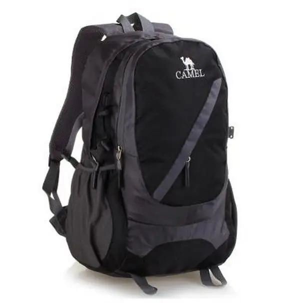 LEMOCHIC Высокая спортивная сумка 35l износостойкая водонепроницаемая сумка для путешествий, альпинизма, туризма, кемпинга, похода - Цвет: Черный цвет