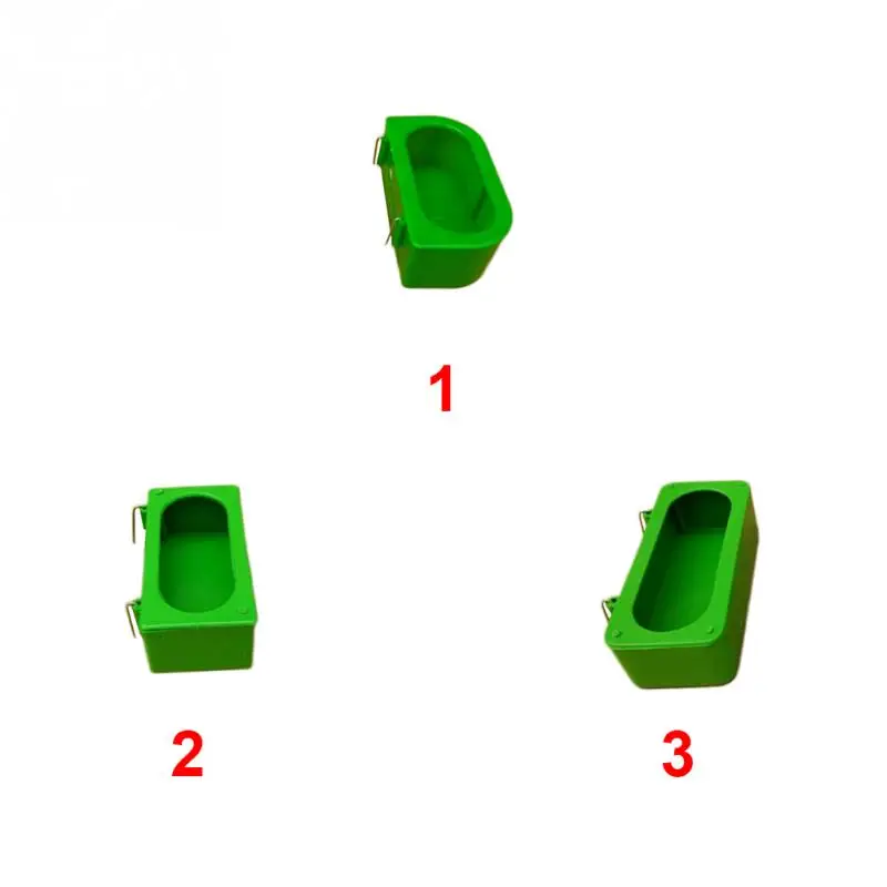 Домашние птицы Висячие кормушки еда для попугая миска для воды Кормление брызгозащищенная чашка пластиковая клетка для птиц голубей кормушка