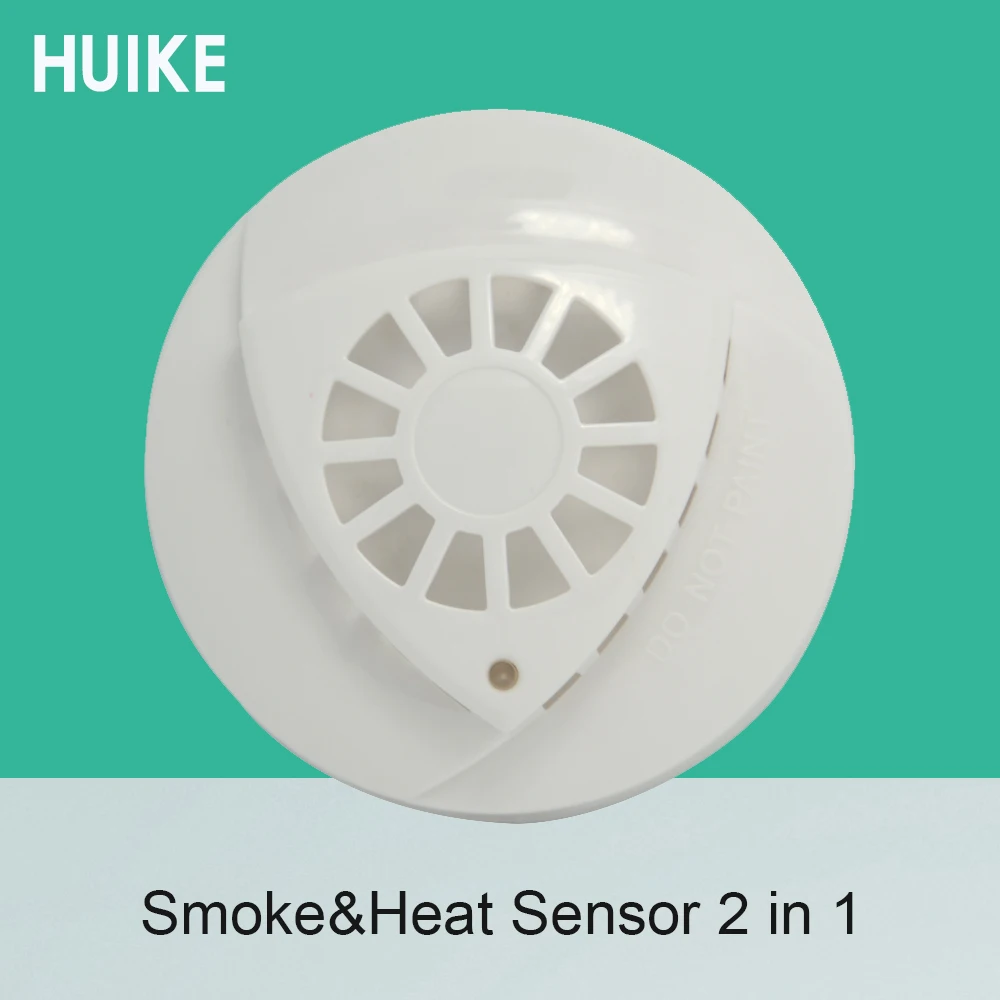 

Network Fire Control Security Protection Smoke Detector and Heat Alarm Sensor Over 57 degree DC12V Ceiling NC output
