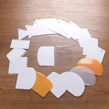 Шпатели для торта/резак для торта/лопатка для торта/нож для масла скребок трапециевидный скребок Инструменты для выпечки кондитерских изделий пластиковый скребок для теста