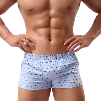 

Men's Fashion Star Dots Clover Print Boxers Underwear Shorts Home Underpants Gift