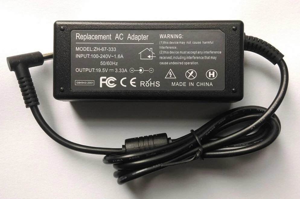 

Universal 19.5V 3.33A 65W AC Power Supply Adapter Charger For HP 710412-001 693711-001 Pavilion 15 for Envy 17 Series Laptop