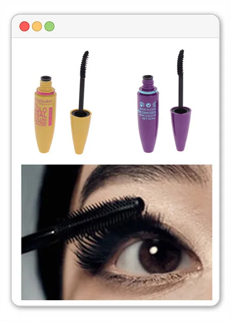 New Black Mascara False Eyelashes Curling Express Eyes False Lash Make Up Waterproof Lengthener Makeup Mascara