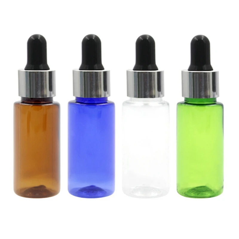 15ml Empty Oil Essential Bottle In Refillable Drop Liquid Pipette