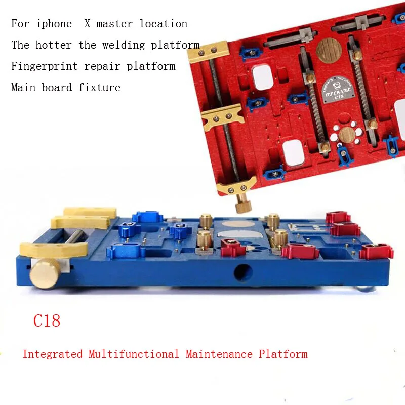 

Integrated Multifunctional C18 Double Bearing BGA Chip Locating Platform High Temperature Resistance Cell for Phone Main Board C