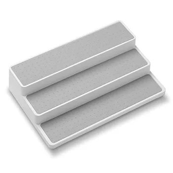 

Kitchen Spice Storage Racks Plastic Skin Care Cosmetics Holder Shelf Organizer Three-tier Step-wise Bathroom Shower Gel Shelves