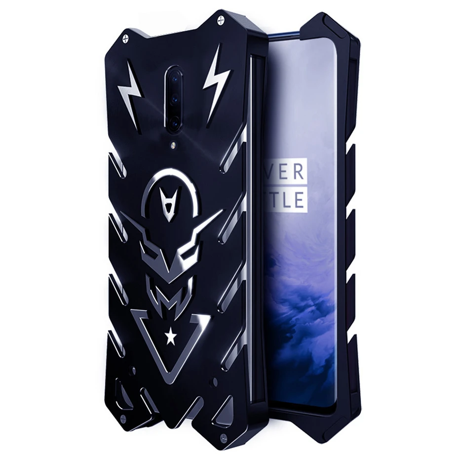 

Zimon For Oneplus 7 Pro Case Top Aviation Aluminum Metal Armor Shockproof Anti-drop Protective Case For Oneplus 7 Pro 7Pro Cover