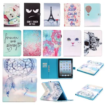 

Painted Flip Leather Case For Samsung Galaxy Tab A A6 10.1 2016 T580 T585 T580N Back Cover Cases Tablet Funda Protective Shell