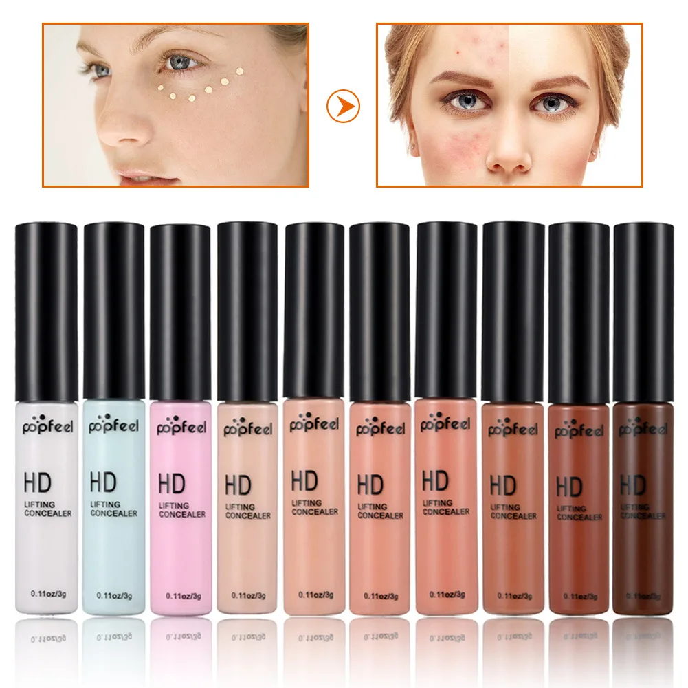

Makeup Concealer Cream Contour Brightener Facial Foundation Palette Concealers Highlighter Cosmetic KG66