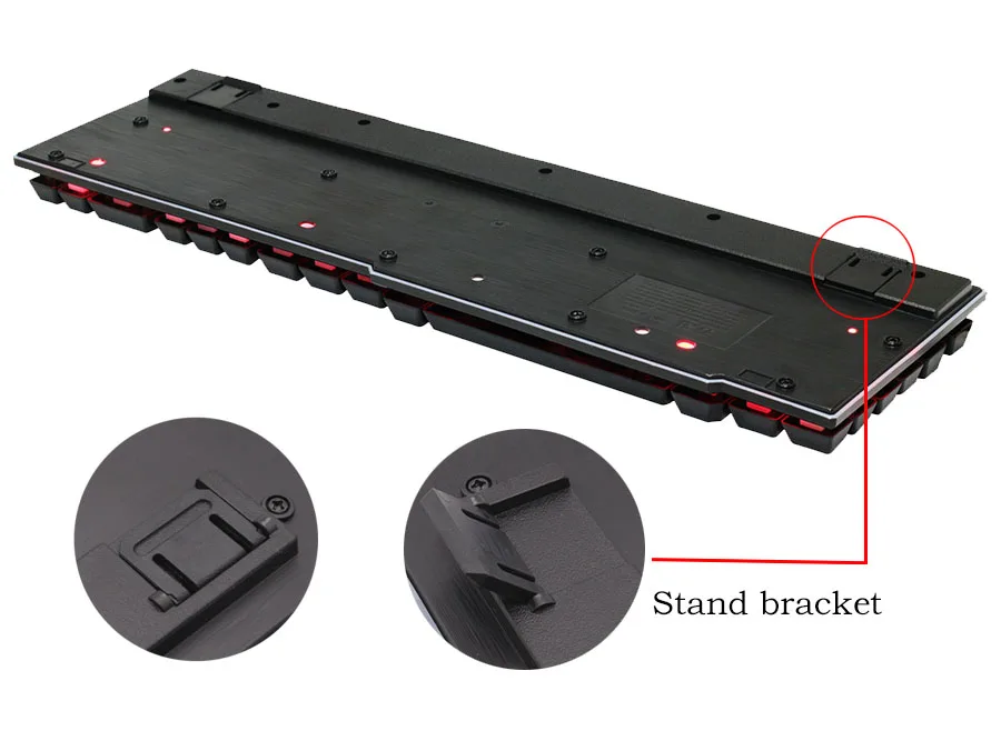 FASTDISK Подсветка USB клавиатура Английский с русским персонажем Teclado Gamer плавающий 3