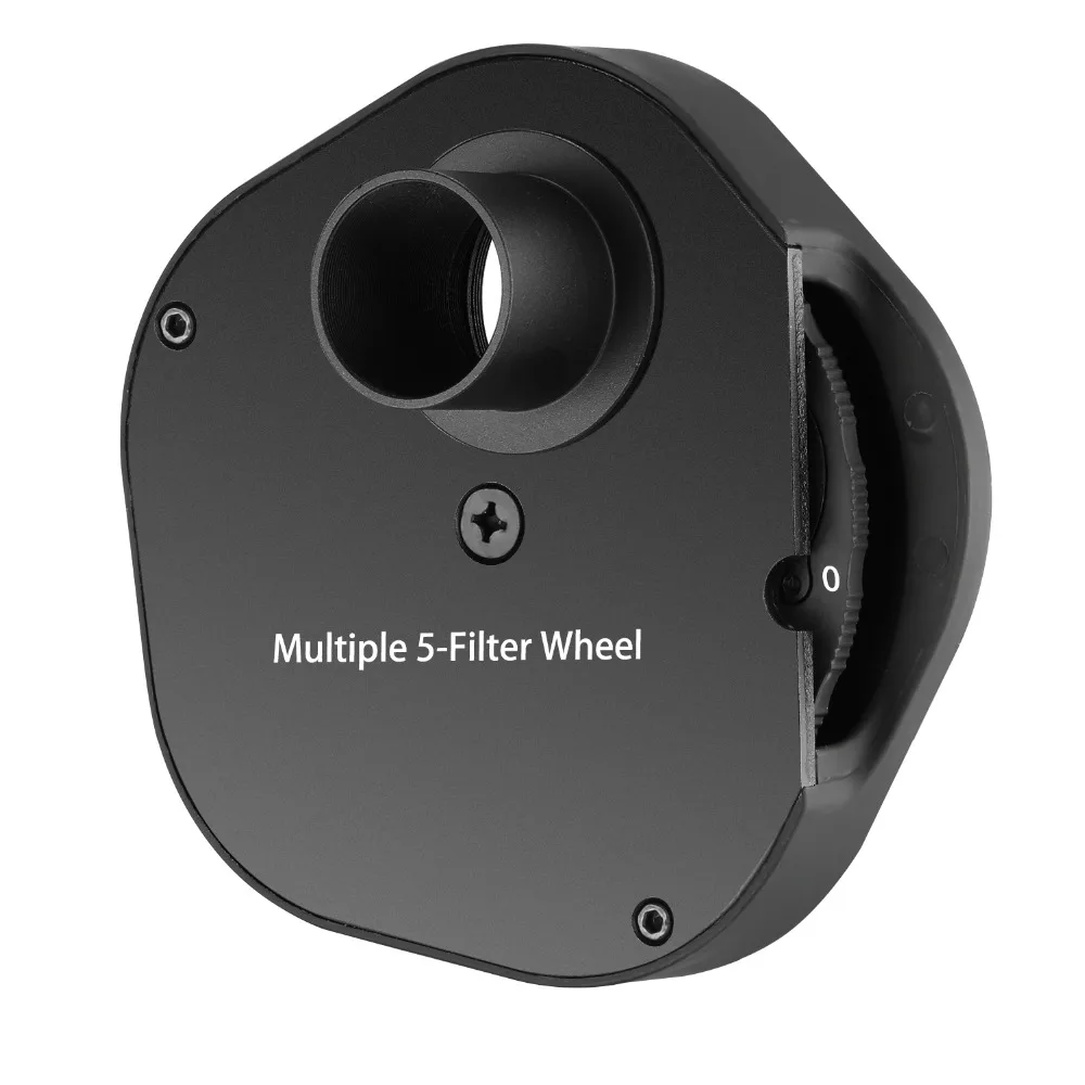 

Neewer 1.25-inch 5-Position Filter Wheel Assembled with 1.25-inch Eyepiece Adaptor 1.25-inch Focuser Nosepiece T-2Camera Adaptor