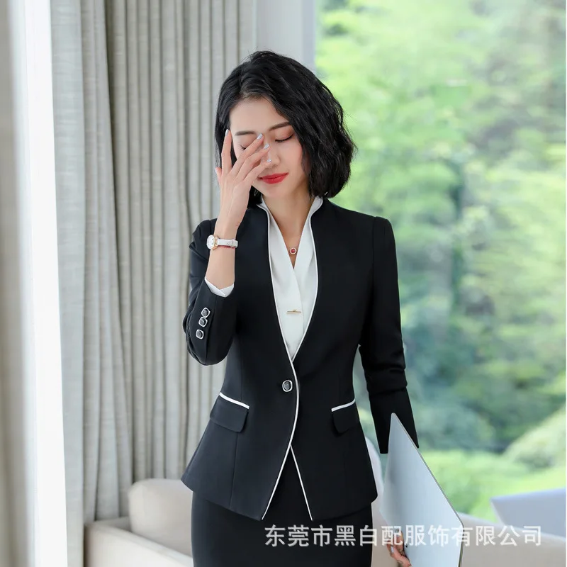 À Mode Longues Dames Noir Veste V Femmes De Costume Blaser Mince Gray black Plus Femelle Gris 2018 Cou Manches Blazers Taille Automne Blazer Blazer wwzqIWS0