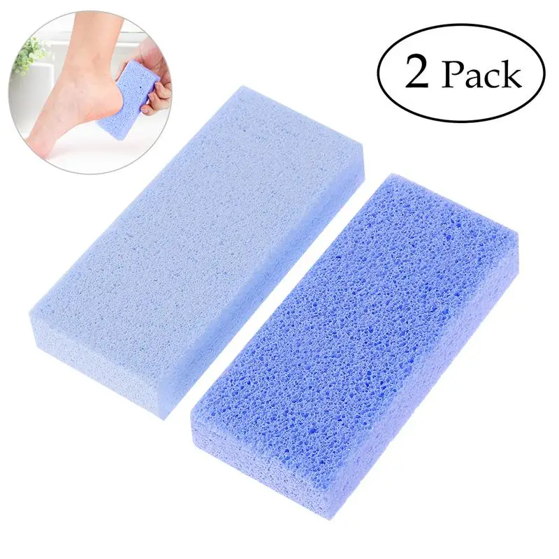 2PCS Sponge Foam Pumice Stone Callus Remover Scrubber for Cracked Dead