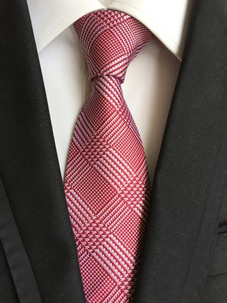 Модель, клетчатый галстук высокой плотности, английский мужской галстук, 18 цветов