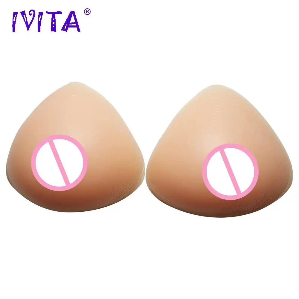 

IVITA 1600g Artificial Realistic Silicone Breast Forms Fake Boobs Breasts For Crossdresser Transgender Transvestite Shemale