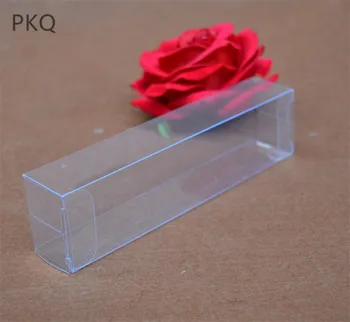 

5x5x15cm 30pcs plastic PVC transparent box wedding favors candy box clear present packaging box for Souvenir/Chocolate/Toys