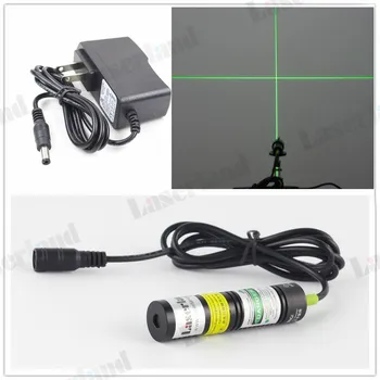 

Green 532nm 10mW Cross Laser Diode Module Locator +adapter for Cutting Machine