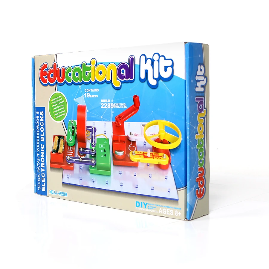 2289 Projects Educational Eletronic Kit Science Circuits DIY Blocks Assembling Toy For Children Discovery Kit Smart toys 2289 Projects Educational Eletronic Kit Science Circuits DIY Blocks Assembling Toy For Children Discovery Kit Smart toys