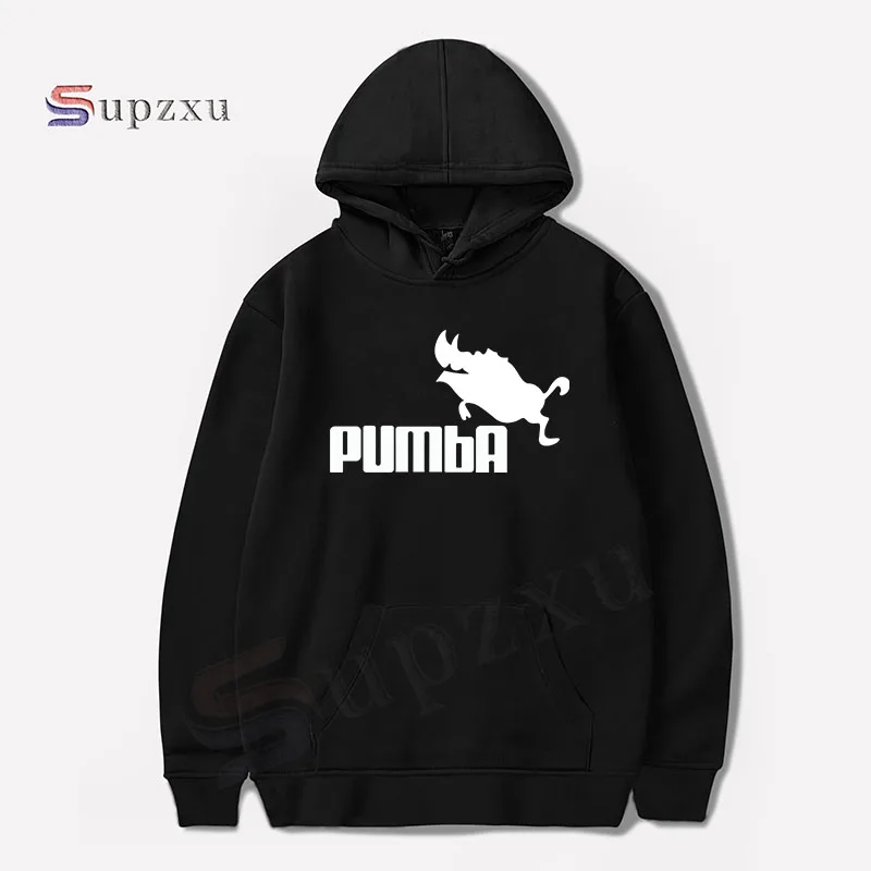2016 Pumba Black Hooded Sweatshirt with Hoodies Men Brand in Mens Hoodies and Sweatshirts xxl