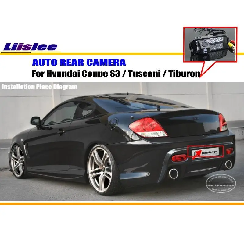 Liislee для hyundai Coupe S3/Tuscani/Tiburon/автомобильная парковочная камера/камера заднего вида/лампа номерного знака