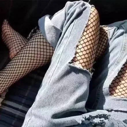 2086 Ohyeahlady Pantyhose Sexy 2017 Hot Fashion Sexy Socks Lingerie Fishnet Black Sheer Solid Lingerie Socks