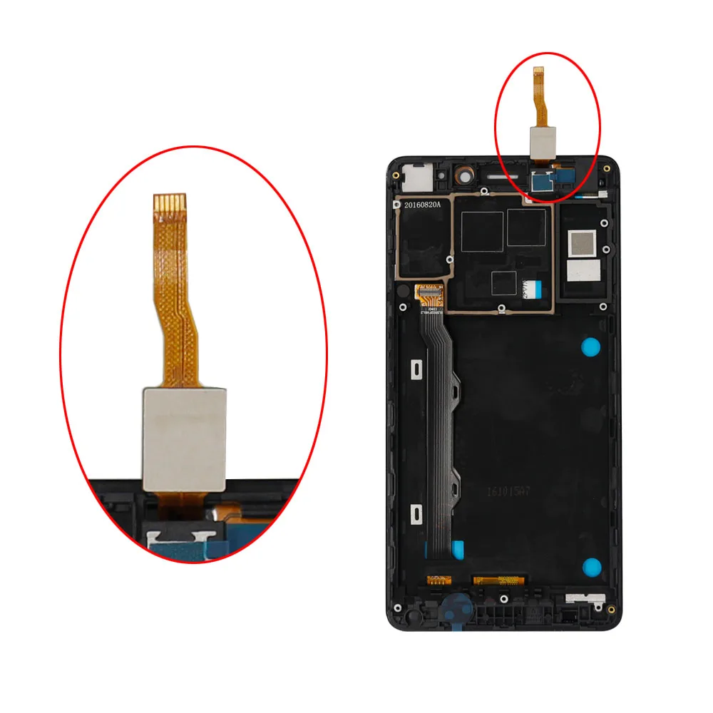 5 &quotЖК дисплей для Lenovo K50 T5 K3 Note LCD сенсорный экран дигитайзер сборка + рамка Замена