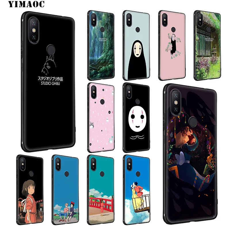 Yimaoc Studio Ghibli Аниме мягкий чехол для Xiaomi mi 9T 9 8 Se 6 MAX 3 A1 A2 Lite CC9E CC9 6X 5X POCOPHONE F1 |