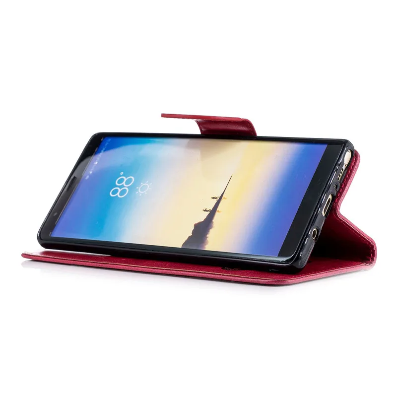For Samsung Galaxy Note8 Note9 Case PU Leather 3D Hello Panda Embossing Stand Flip Case For Samsung Note8 Note9 Cell Phone Cover (4)