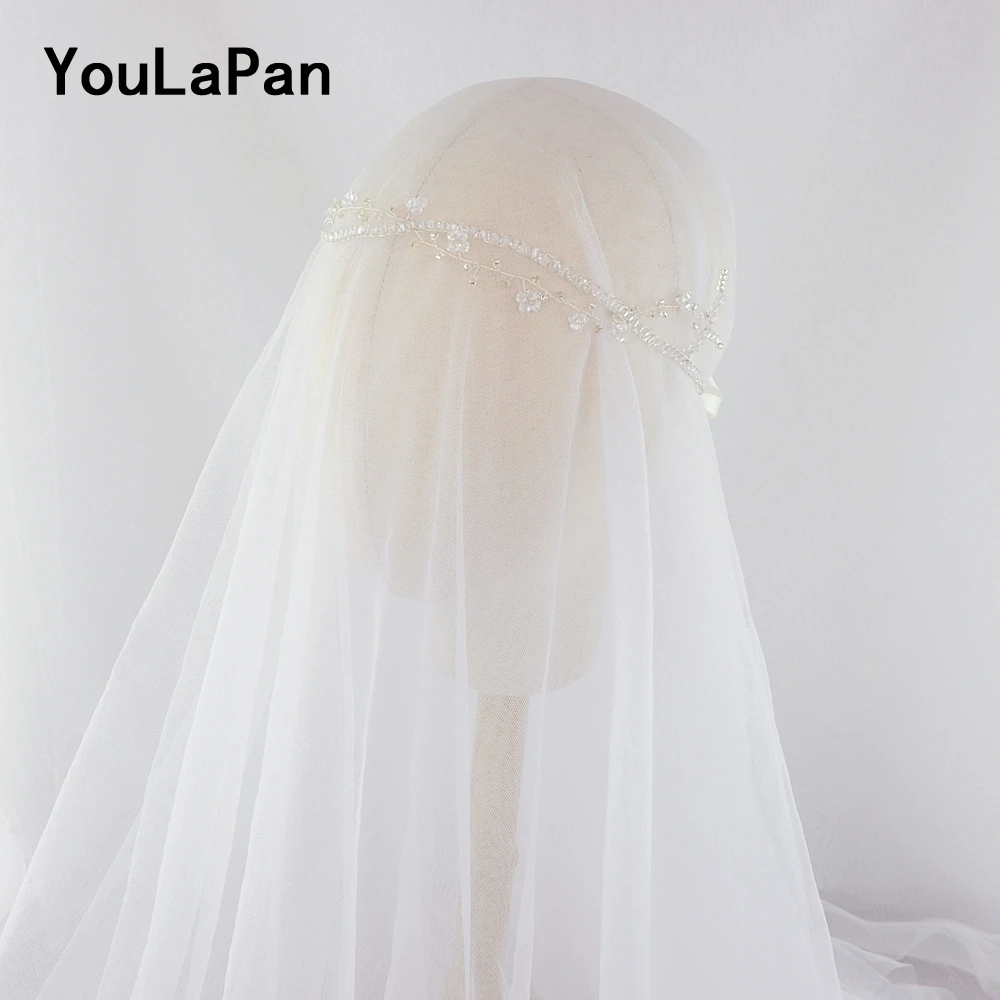 YouLaPan HP124 Свадебная повязка кристально чистого свадебная диадема невесты свадебный головной убор ручной работы свадебные аксессуары для