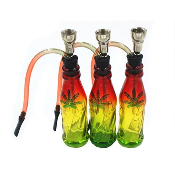 

Fashion Beautifully Colorful Water Pipe Arab Hookah Bar Glass Tube Shisha Smoking Pipe Tobacco Pipes Smoke Narguile