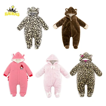 

Baby Winter Romper Coral Velvet Padded Thick Newborn Baby Girl Buys Warm Jumpsuit Autumn Fashion KIds Rompers Climb Cloth