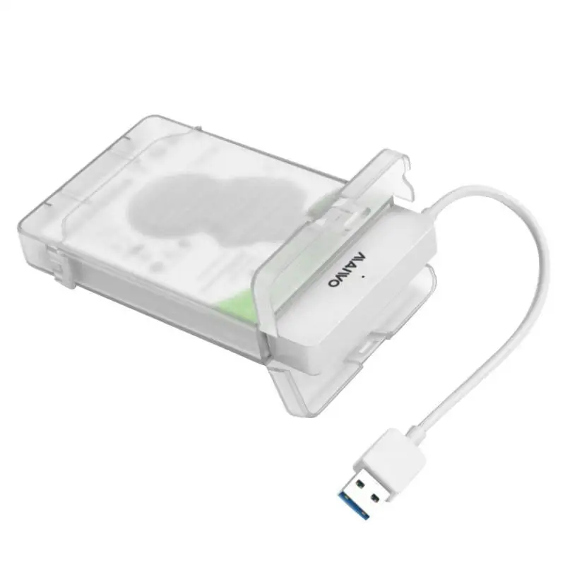 MAIWO жесткий диск корпус мобильного SSD HDD корпус для внешнего жесткого диска Портативный 2,5 дюймов USB 3,0 SATA HDD Box Поддержка макс 3 ТБ - Цвет: White