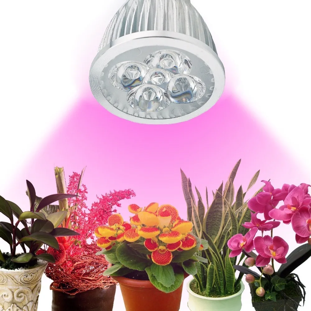 2PCS Medium Base E27 Led Plant Grow Light Full Spectrum Led Grow Lights