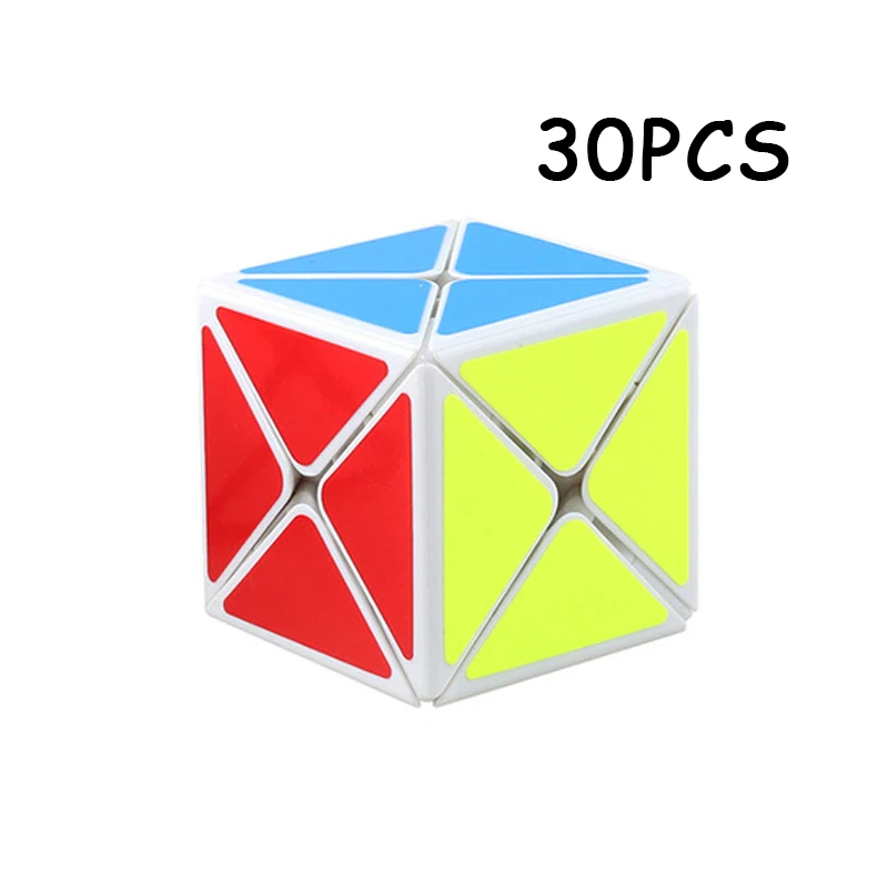 30 шт. ShengShou белый 8 оси магический куб скорость Твист Головоломка Cubo Magico странная форма нео куб Развивающие игрушки для детей подарок