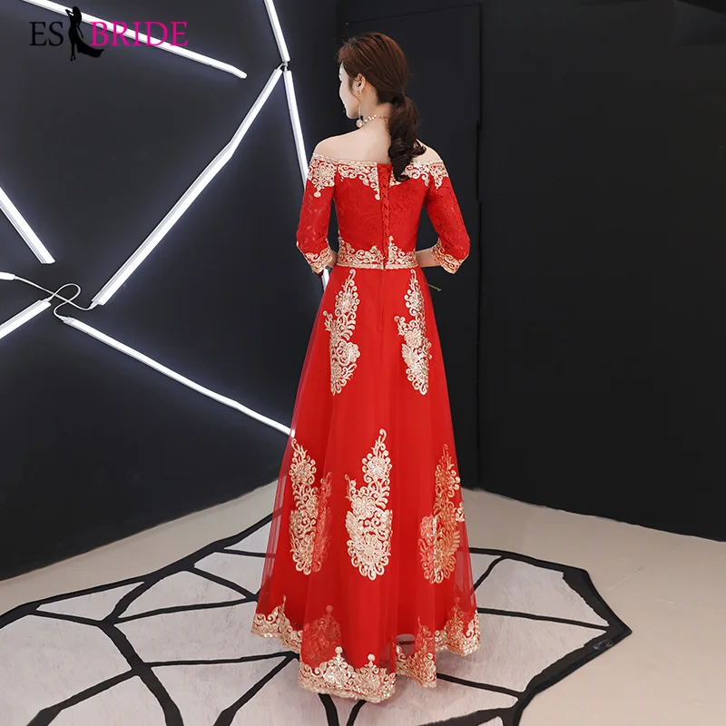 Gorgeous Red Evening Dresses Long 2019 New Arrival Short Sleeve Lace Party Dresses Elegant Graduation Dresses Plus Size ES1006 Gorgeous Red Evening Dresses Long 2019 New Arrival Short Sleeve Lace Party Dresses Elegant Graduation Dresses Plus Size ES1006