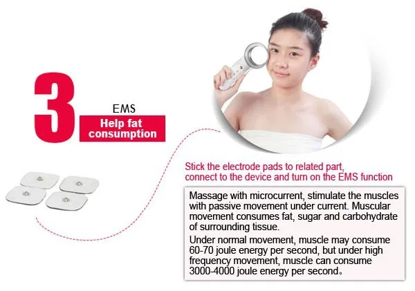 Профессиональный EMS средства ухода за кожей и уход за кожей лица для похудения прибор, делающий красивой белый