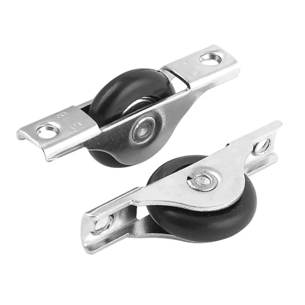 UXCELL Hot Sale 2 Pcs Nylon Single Axle Sliding Door Roller Window Sash Pulley Wheel High