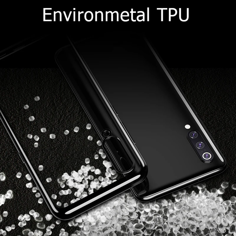 For Xiaomi Mi 9 Case 3D Laser Plating Luxury TPU Soft Clear Cover For Xiaomi Xiomi Mi 9 SE Mi9 Bright Crystal Phone Cases