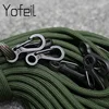 10 Pcs Mini SF Spring Backpack Clasps Climbing Carabiners Equipment Survival EDC Paracord Snap Hook Keychainl Buckle Clip ► Photo 2/6