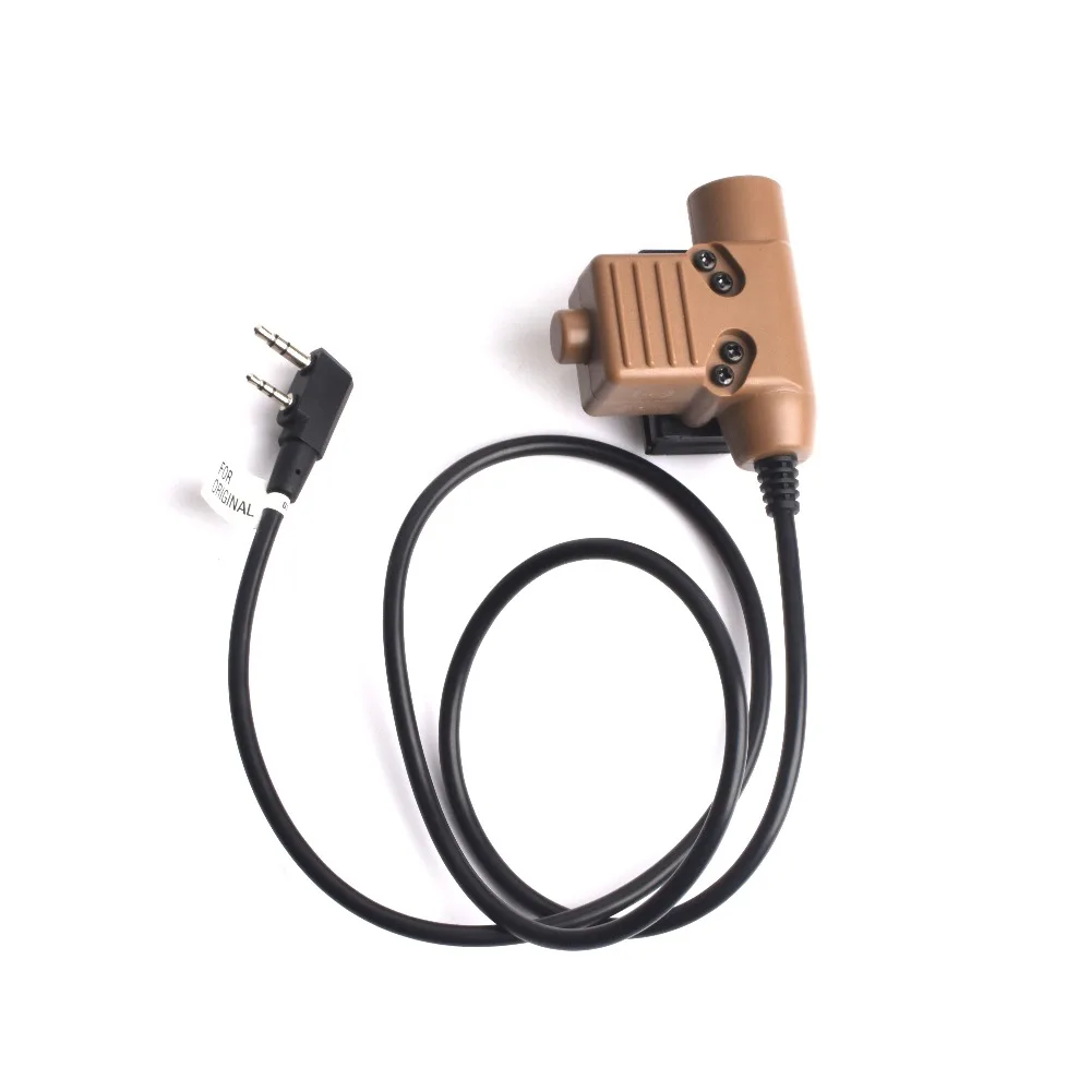 SEIGNEER U94 Тактический PTT для TMC RAC гарнитура KENWOOD Sand plug COMTAC/MSA/EARMOR/TCA/TRI
