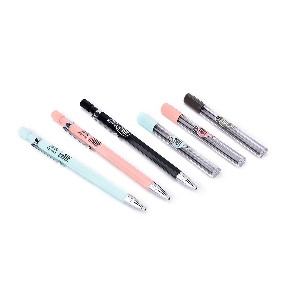 1Pc new Fashion 2.0 Automatic Pencil with Lead Holder office School Supplies