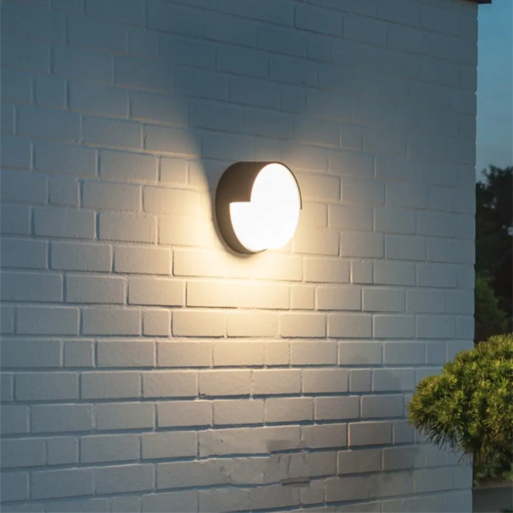 

12W LED Wall Light Waterproof IP66 Porch Light Modern LED Wall Lamp Corridor Porch Courtyard Garden Outdoor Light AC90~260V