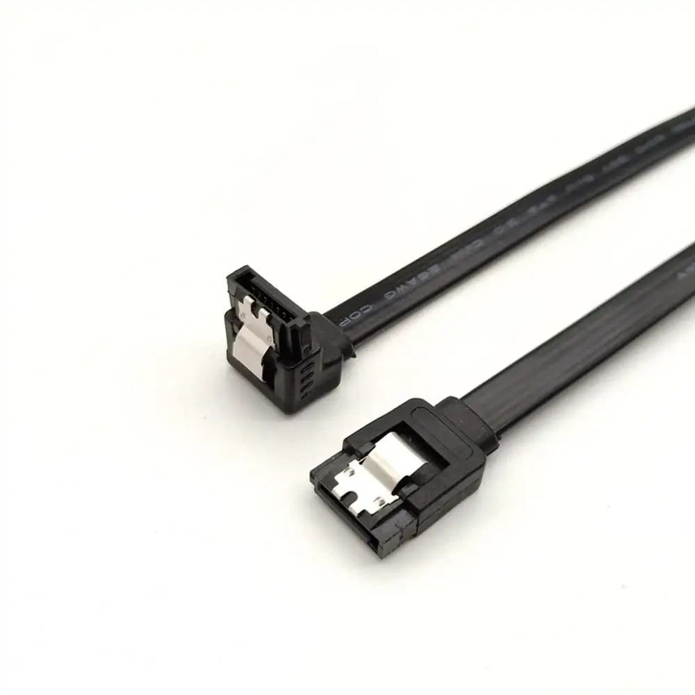 Кабель SATA 3 0 40 см прямой на правый угол|Компьютерные кабели и разъемы| |