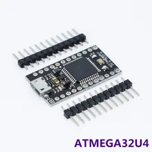 1pcs TENSTAR ROBOT With the bootloader Black Pro Micro ATmega32U4 5V/16MHz Module controller Mega32U4 mini leonardo