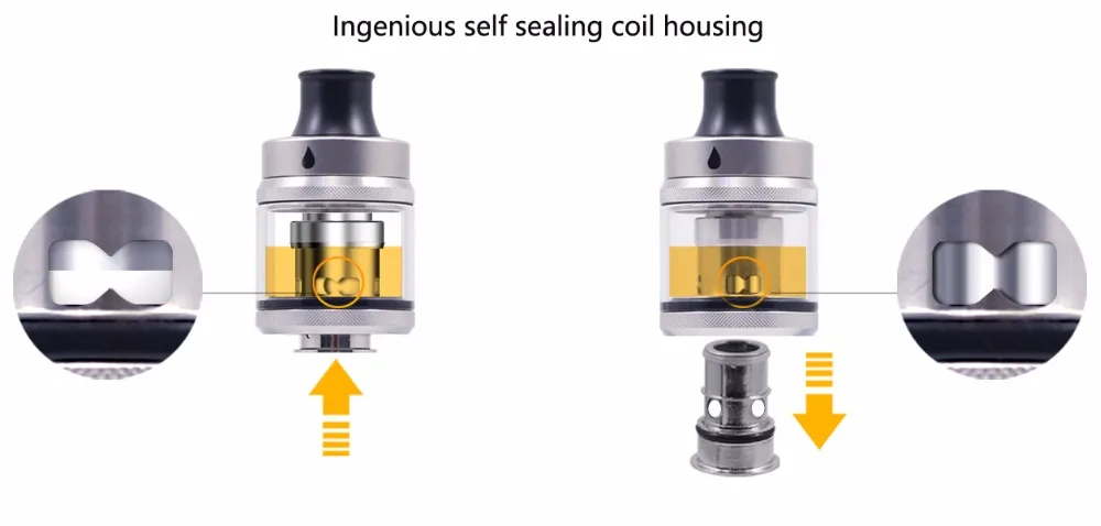 Aspire Tigon Tank 3.5ml2ml Atomizer With Ni80 Coil Ftis Aspire Tigon Battery Kit Electronic Cigarette Vape Tank 01 (7)