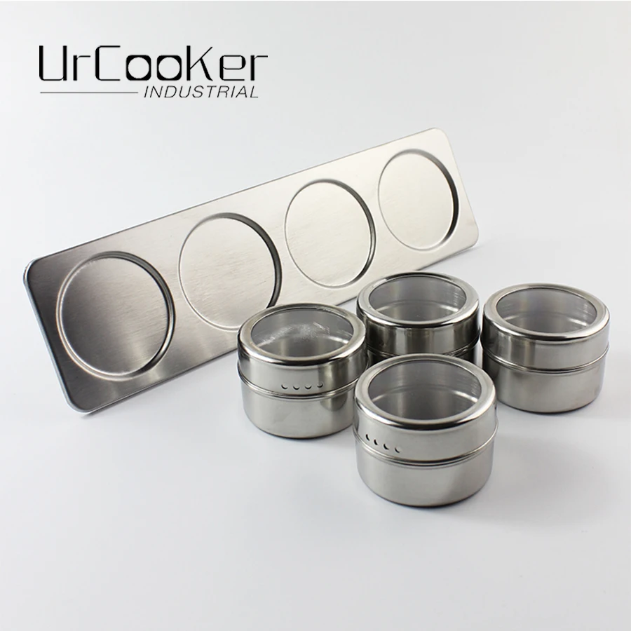 Stainless Steel Spice Jars Promotionshop For Promotional - Pcs Stainless Steel Magnetic Glass Spice Jars With Rack stainless steel spice jars promotionshop for promotional - pcs stainless steel magnetic glass spice jars with rack